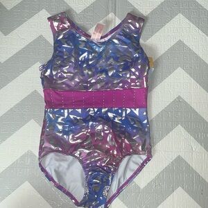 Girls size 8 wicking outfit for dance or gymnastics